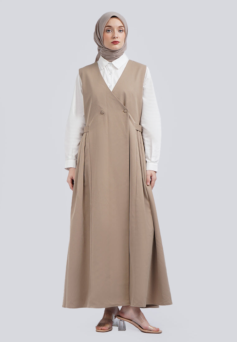 き*こ様 nagonstans 23AW vest layered dress CASSIA DRESS VEST | Jenahara
