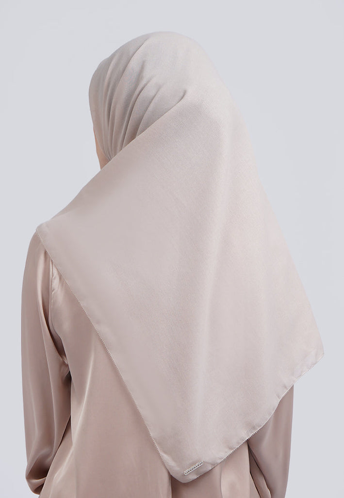 VOAL SQUARE SCARF-EYELASH