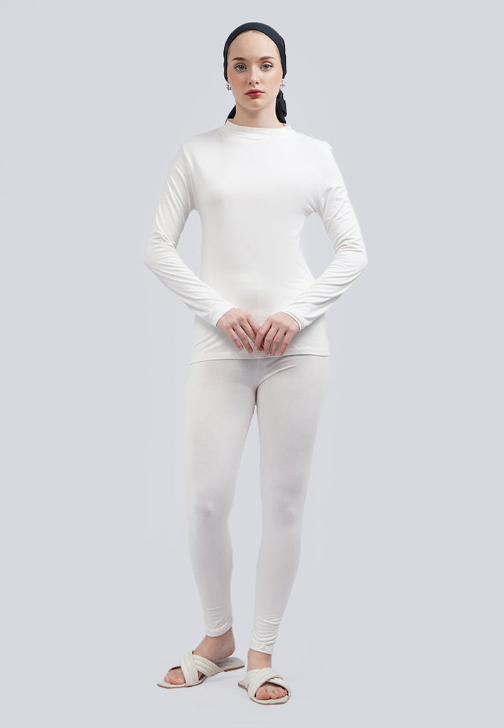 WHITE LEGGING