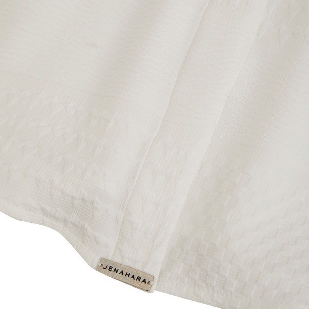 Ikigai Belt-Buttoned Tunic Off White