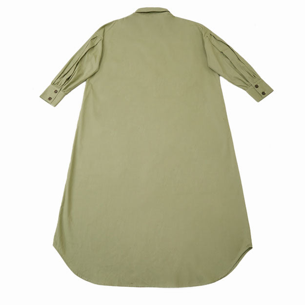 Ikigai Oversized Shirt Dress Sage Green