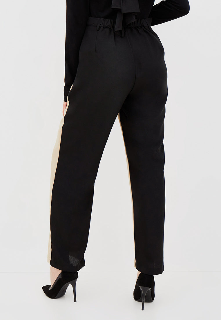 TWO-TONE STRAIGHT PANTS | Jenahara